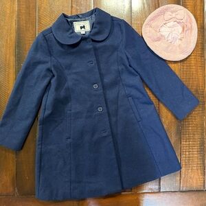 Janie and Jack Elegant Navy Pea Coat